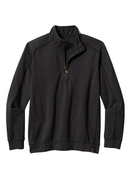 Tommy Bahama Tommy Bahama Ben & Terry 1/2 Zip-Coal