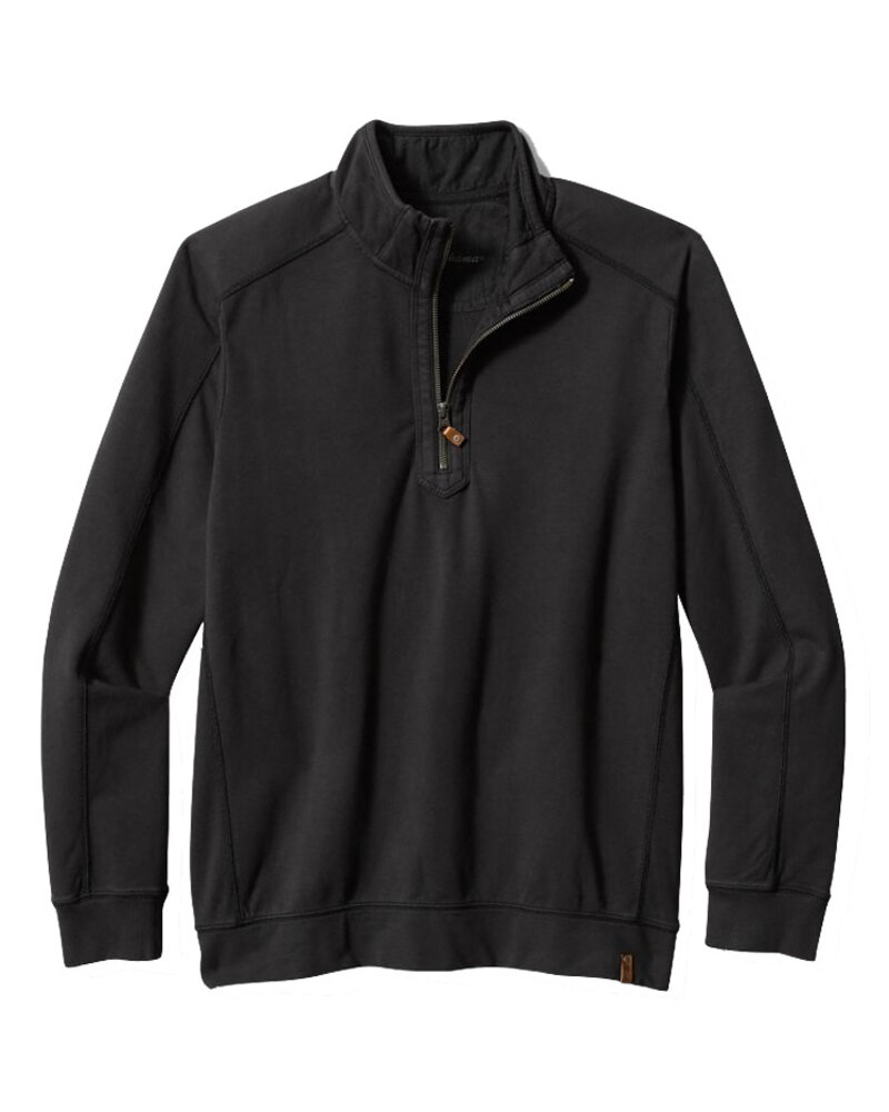 Tommy Bahama Tommy Bahama Ben & Terry 1/2 Zip-Coal