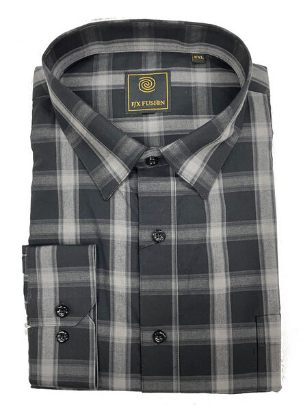 F/X Fusion F/X Fusion LS UB Fashion Plaid Shirt