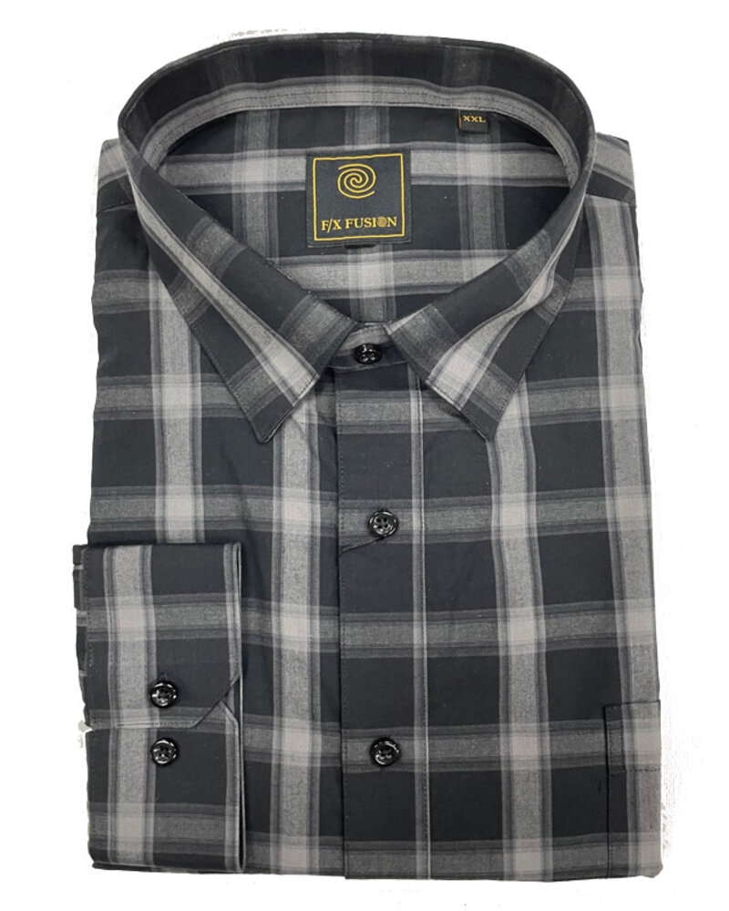 F/X Fusion F/X Fusion LS UB Fashion Plaid Shirt