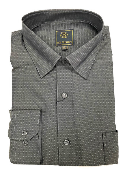 F/X Fusion F/X Fusion LS UB Dobby Taupe Shirt