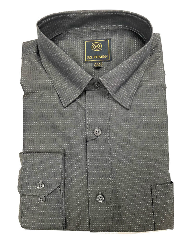 F/X Fusion F/X Fusion LS UB Dobby Taupe Shirt