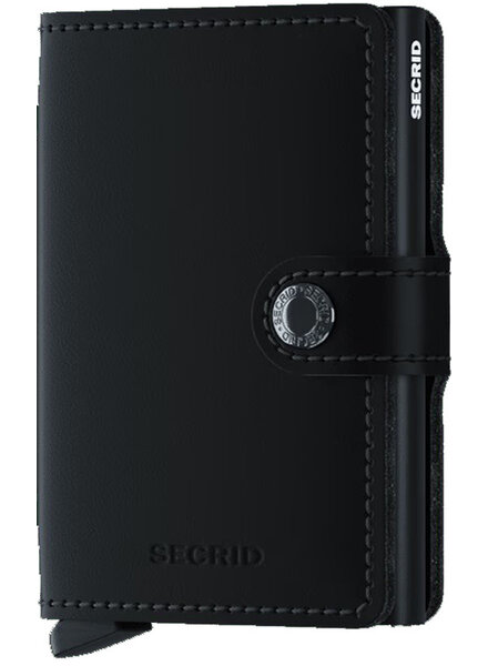 Secrid Secrid Matte Black Mini Wallet