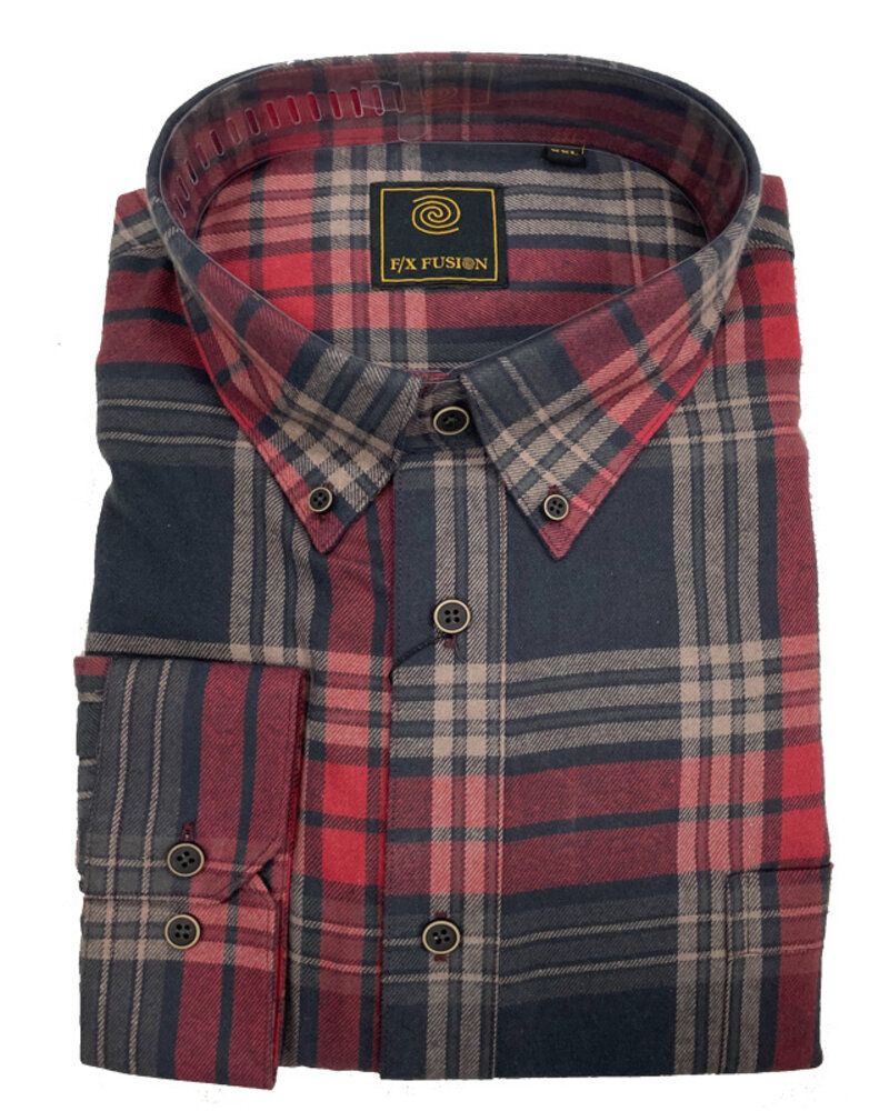 F/X Fusion F/X Fusion LS Flannel Plaid Red Multi