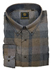 F/X Fusion F/X Fusion LS Flannel Large Check-Grey/Brn