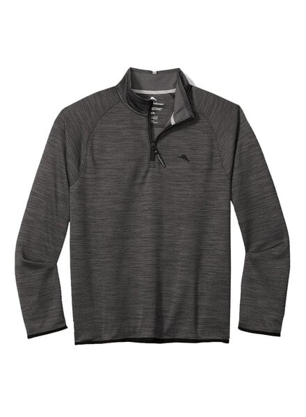 Tommy Bahama Tommy Bahama Palm Pro 1/2 Zip-Jet Black