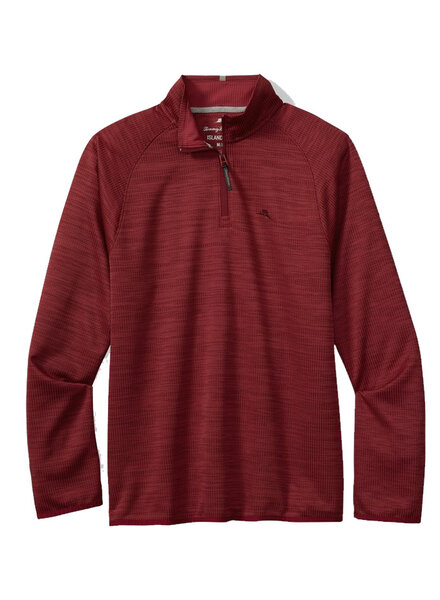 Tommy Bahama Tommy Bahama Palm Pro 1/2 Zip-Sangria