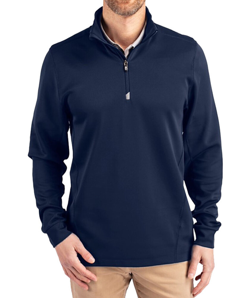 Cutter & Buck Cutter & Buck Traverse Solid Navy 1/2 Zip