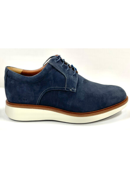Johnston Murphy Johnston Murphy Parker Plain Toe-Navy Nubuck