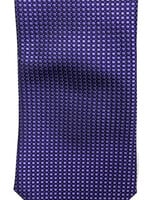 JZ Richards Dbl Xlong Tie-Purple Pin Dot