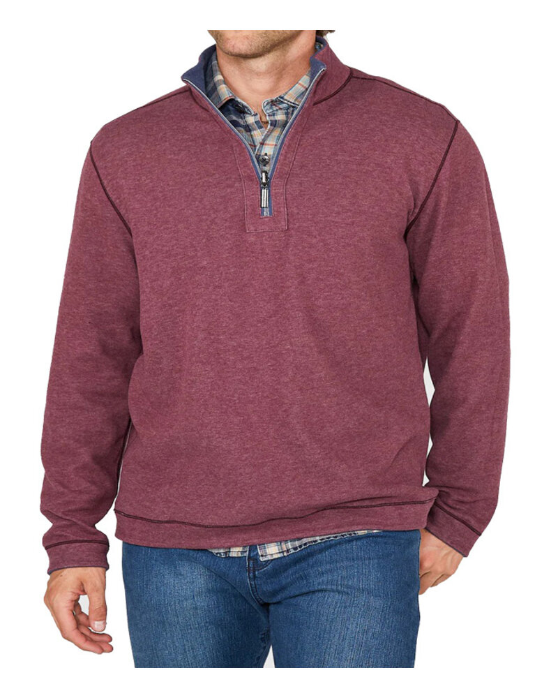 Tommy Bahama Tommy Bahama Flipview 1/2 Zip -Cobalt