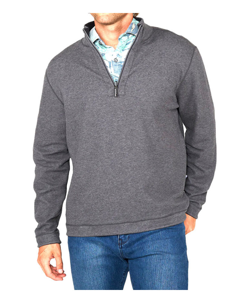 Tommy Bahama Tommy Bahama Flipview 1/2 Zip -Black