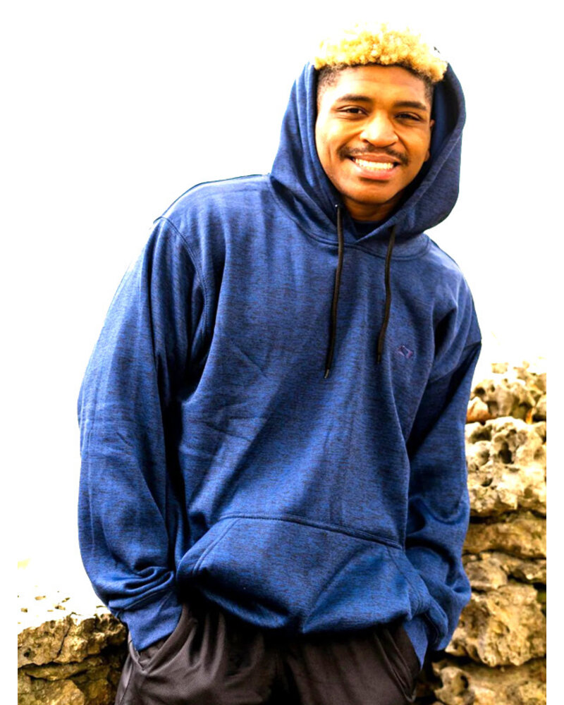 Atlas Atlas Navy Polar Fleece Hoodie