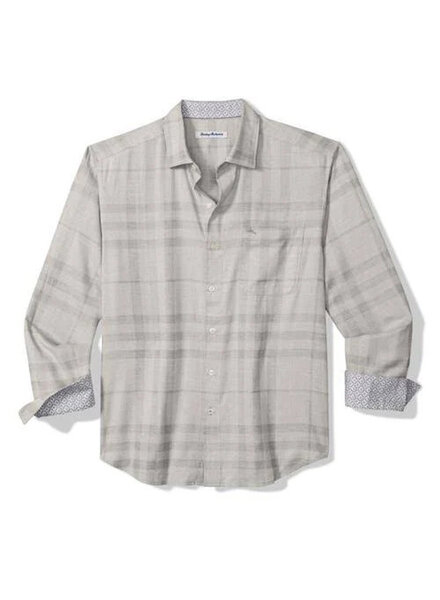 Tommy Bahama Tommy Bahama LS Silver Mist Plaid