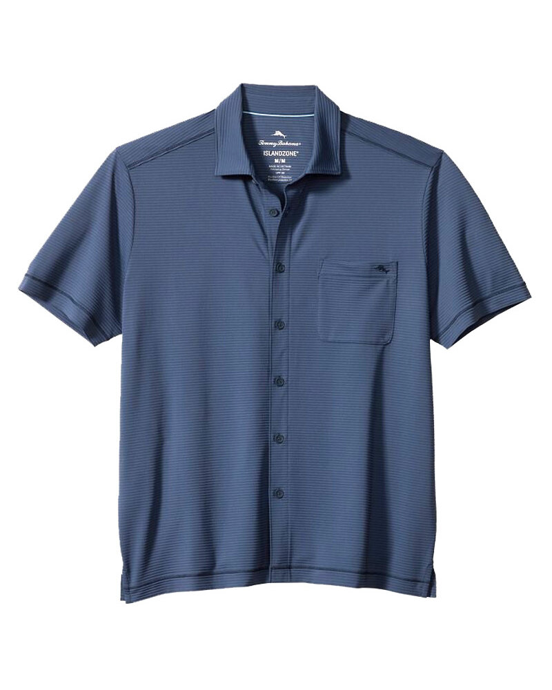 Tommy Bahama Tommy Bahama SS Costa Wave Camp-Navy