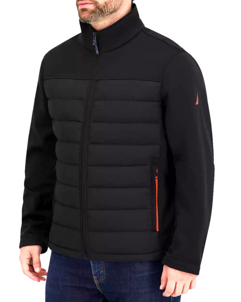 Nautica Nautica Black Mix Media Jacket