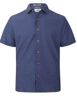 American Heritage American Heritage SS UB Cream Dot Print