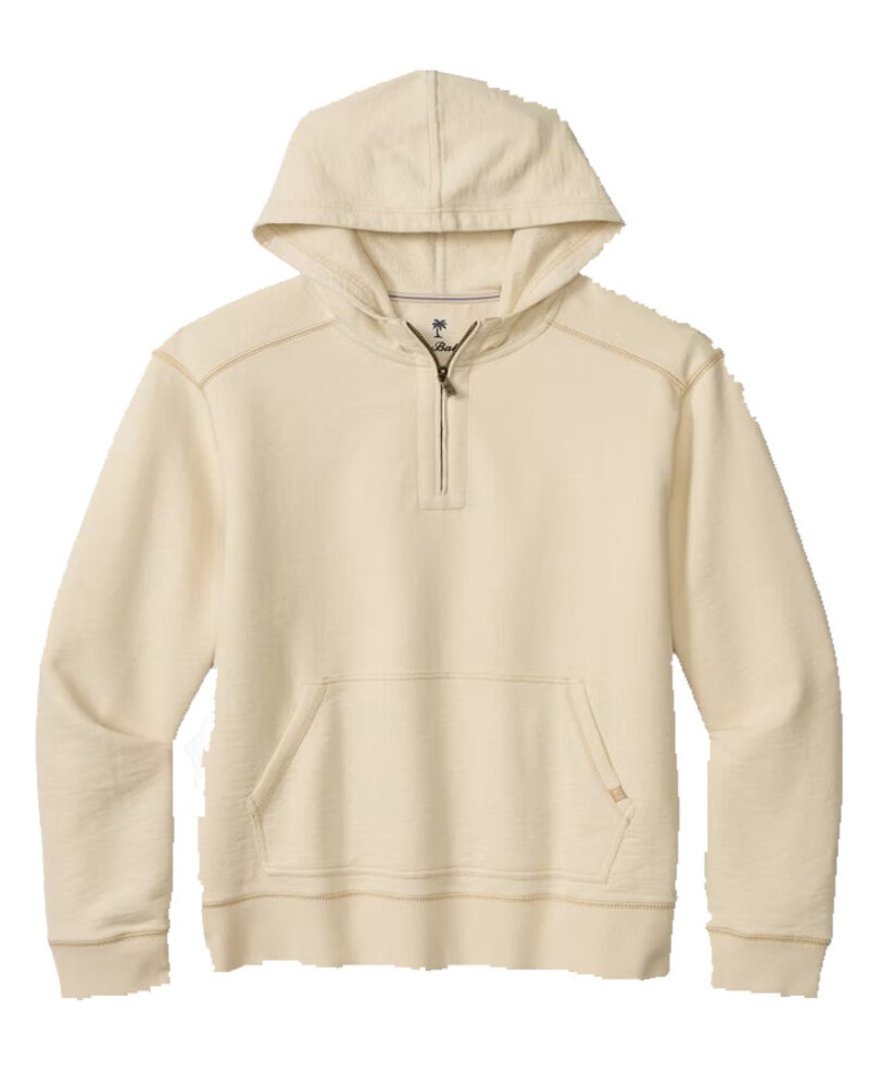 Tommy Bahama Tommy Bahama Cirrus Breeze 1/2 zip Hoodie-Natural