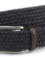 Torino Leather Torino Leather Italian Cotton/Leather Belt-NB