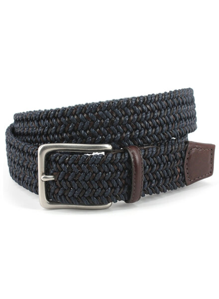 Torino Leather Torino Leather Italian Cotton/Leather Belt-NB