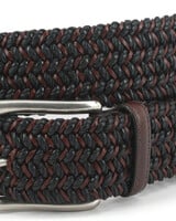 Torino Leather Torino Leather Italian Cotton/Leather Belt-BB