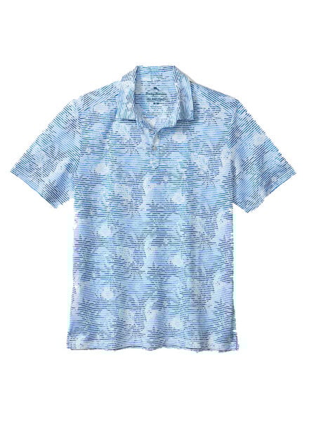 Tommy Bahama Tommy Bahama Costa Wave Palm Azul Polo