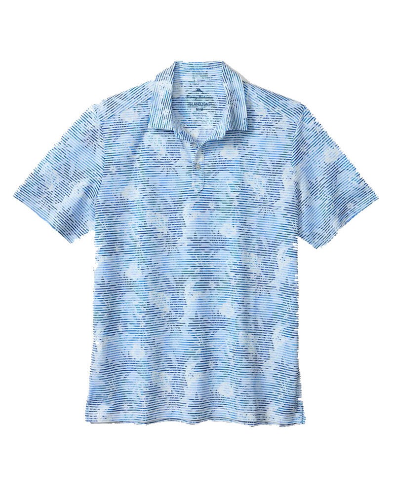 Tommy Bahama Tommy Bahama Costa Wave Palm Azul Polo