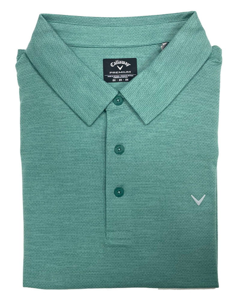 Callaway Callaway SS Galapagos Hthr Jacquard Polo