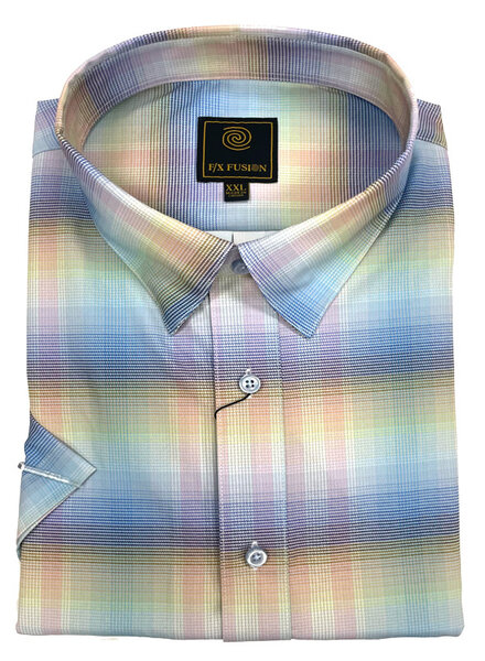 F/X Fusion F/X Fusion SS UB Fashion Plaid Print