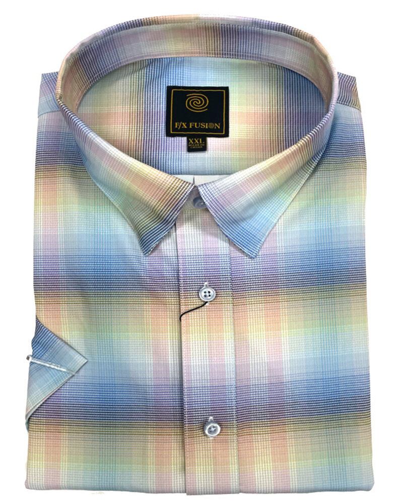 F/X Fusion F/X Fusion SS UB Fashion Plaid Print