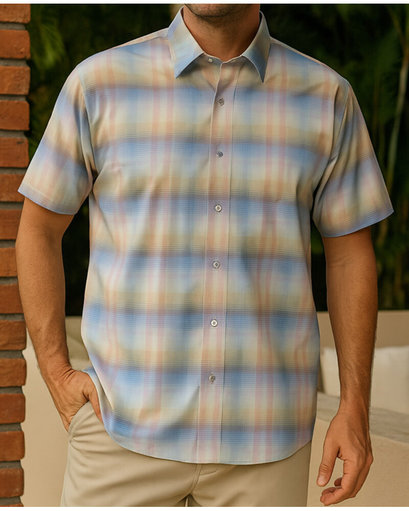 F/X Fusion F/X Fusion SS UB Fashion Plaid Print