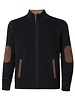 F/X Fusion F/X Fusion Ottoman Full Zip Sweater-Black