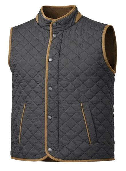 F/X Fusion F/X Fusion Upland Quilted Field Vest-Charcoal