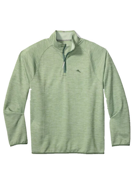 Tommy Bahama Tommy Bahama Palm Pro 1/2 Zip-Tropical Fern