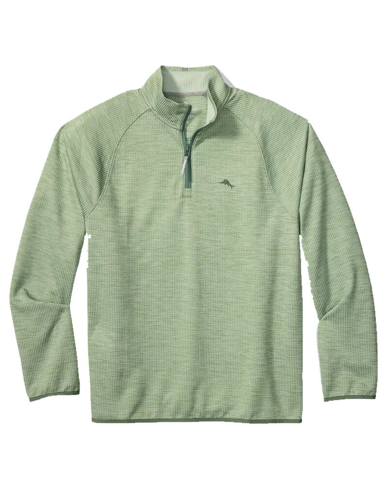Tommy Bahama Tommy Bahama Palm Pro 1/2 Zip-Tropical Fern