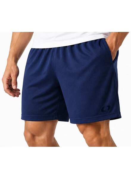 Atlas Atlas Navy Birdseye Mesh Elastic Short
