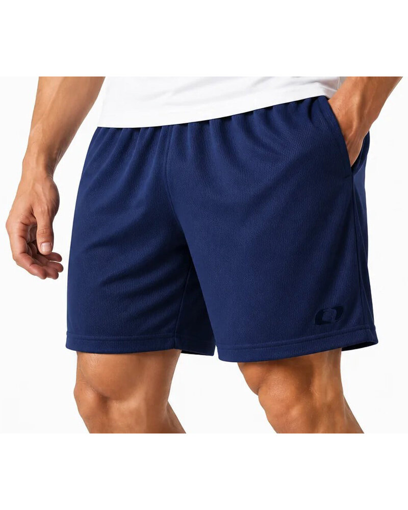 Atlas Atlas Navy Birdseye Mesh Elastic Short