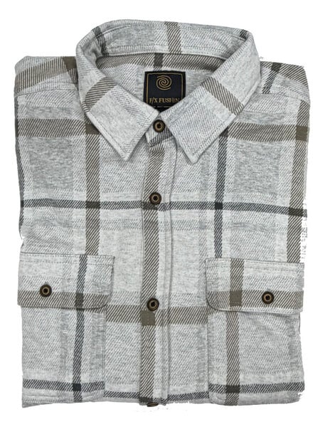 F/X Fusion F/X Fusion LS Stretch Flannel Silver Plaid