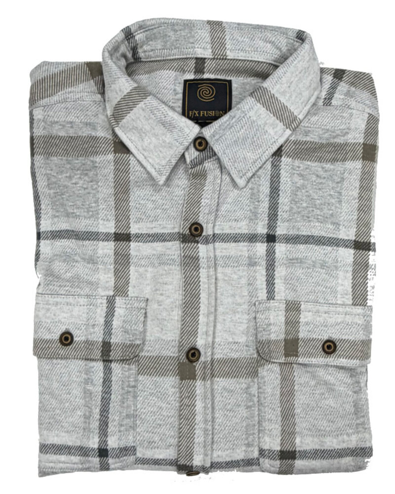 F/X Fusion F/X Fusion LS Stretch Flannel Silver Plaid