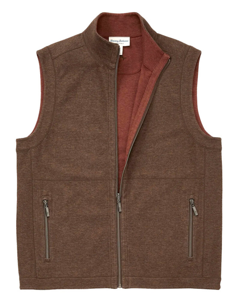 Tommy Bahama Tommy Bahama Flipview Vest-Brownstone
