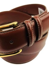 Torino Leather Torino Leather Aniline Brown Belt