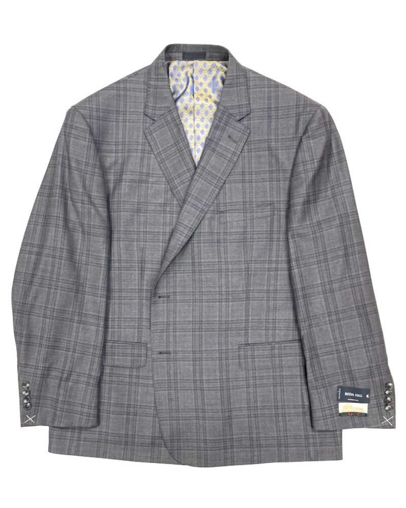 Harmony Luca Charcoal Plaid Coat