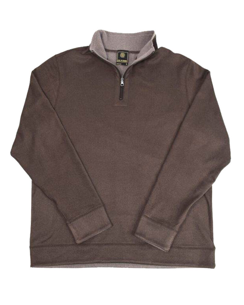 F/X Fusion F/X Fusion Rev Micro Dot 1/4 Zip-Brown
