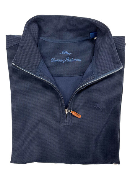 Tommy Bahama Tommy Bahama LS Torino Cove 1/2 Zip-Ocean