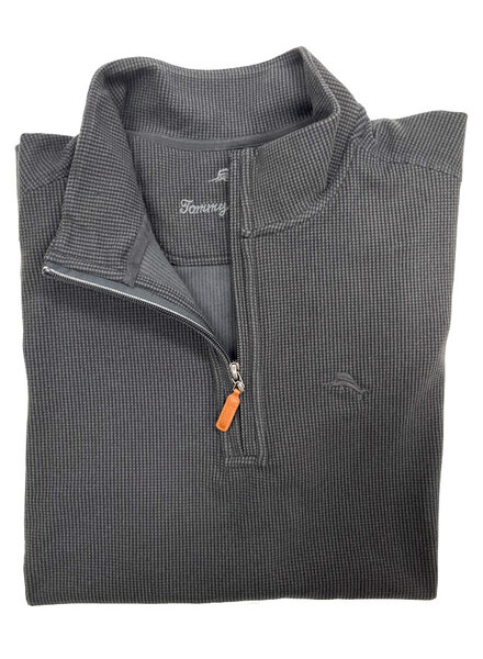 Tommy Bahama Tommy Bahama LS Torino Cove 1/2 Zip-Coal