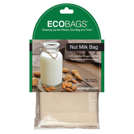 Nut Milk Straining Cotton Drawstring Bag 10"x 12"