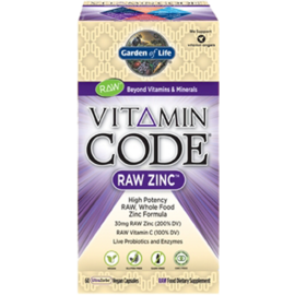 Zinc (Vitamin Code Raw) 60 vegan capsules