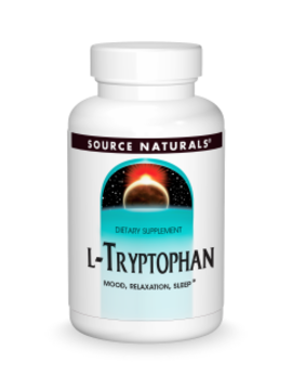Source Naturals L-Tryptophan 500 mg 60 caps