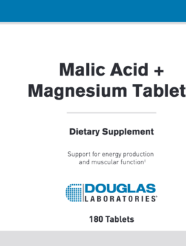 Malic Acid & Magnesium - 180 tablets