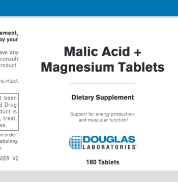Malic Acid & Magnesium - 180 tablets